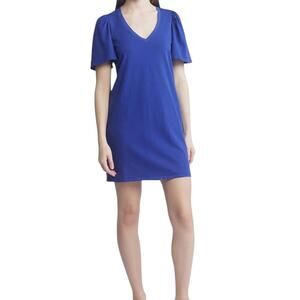 NWOT National LTD Mallory Flutter Sleeve Cobalt Blue Dress – Sz S